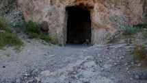 empty cave that resembles Jesus' tomb