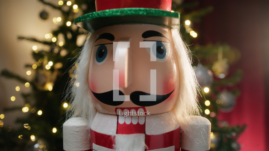 the magic of christmas in the eyes of a nutcracker 