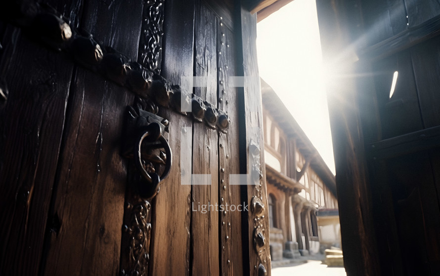 Ancient Church Door