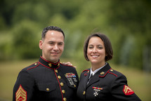 couple in the Marine's 