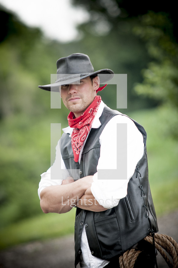 portrait of a cowboy 
