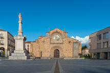Catholic church of San Pedro in Santa Teresa square, Avila, Castilla y Leon, Spain