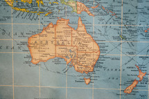 map of Australia 