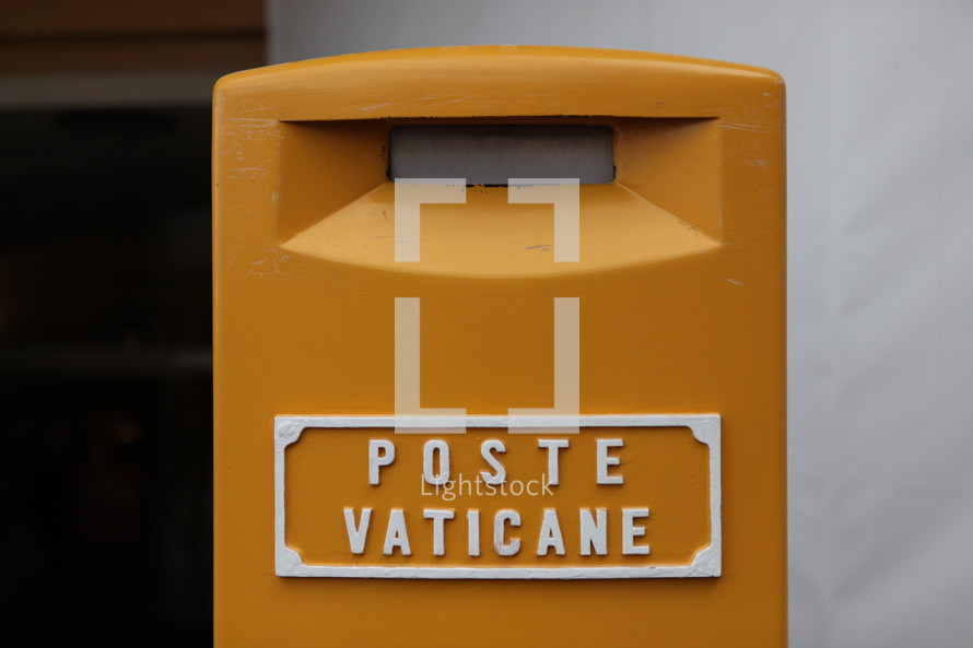 Italian vatican mailbox