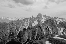 mountain landscape in the Dolomites in Italy