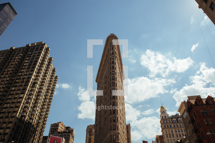 Flat Iron Building in New York City 
