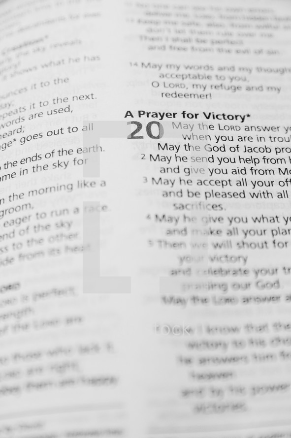A prayer for victory