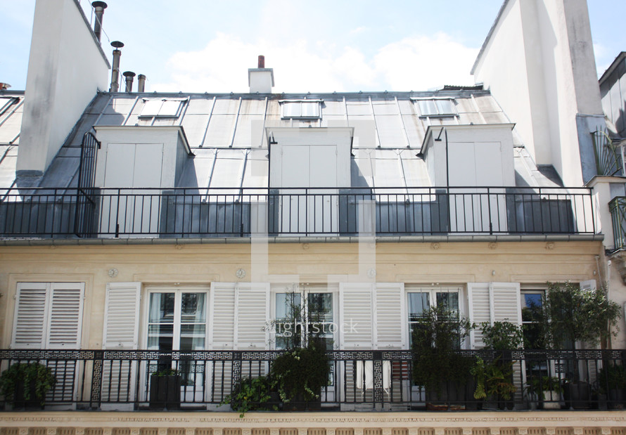 roof top in Paris 