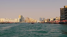 View From The Water Of The Old Dubai 