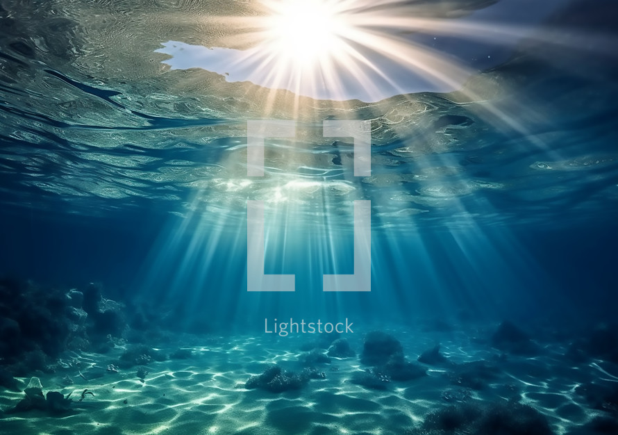 Underwater Sun Rays