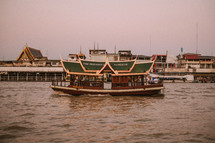 tourist boat in Thailand 