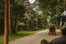 carriage on the streets of Cambodia 