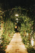 ivy covered archway