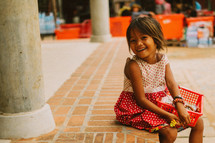 A smiling child in Cambodia. 