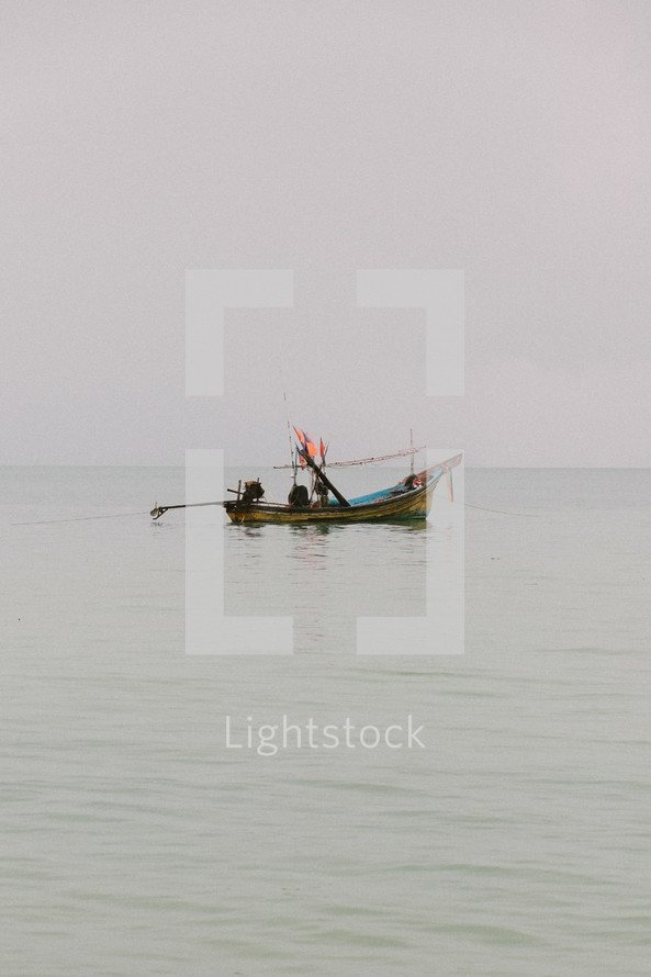 A boat on the water in Thailand