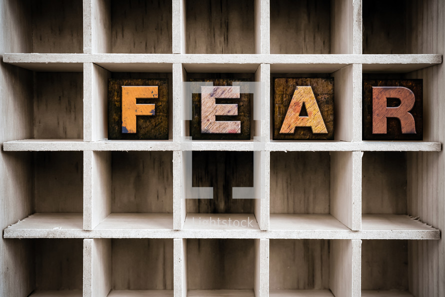 word Fear 