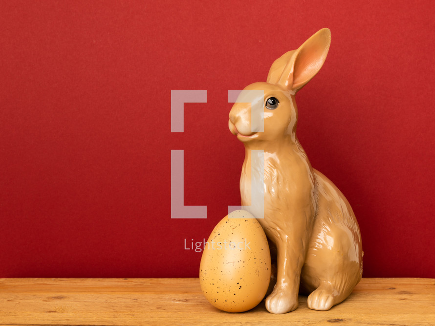 wooden Easter bunny 