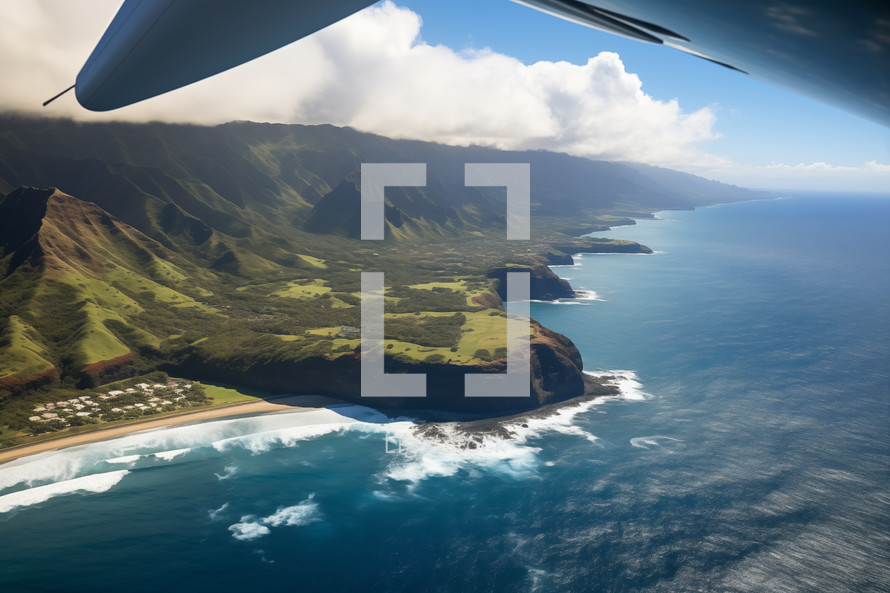 Hawaii from air