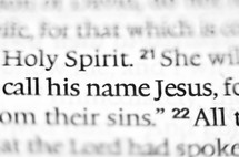 call his name Jesus 