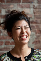 smiling Asian woman 