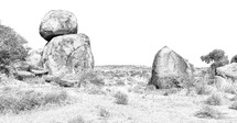 rocks in the Outback 