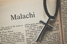Malachi and cross necklace 