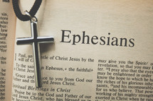 Ephesians and a cross necklace 