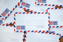 Air mail envelopes 