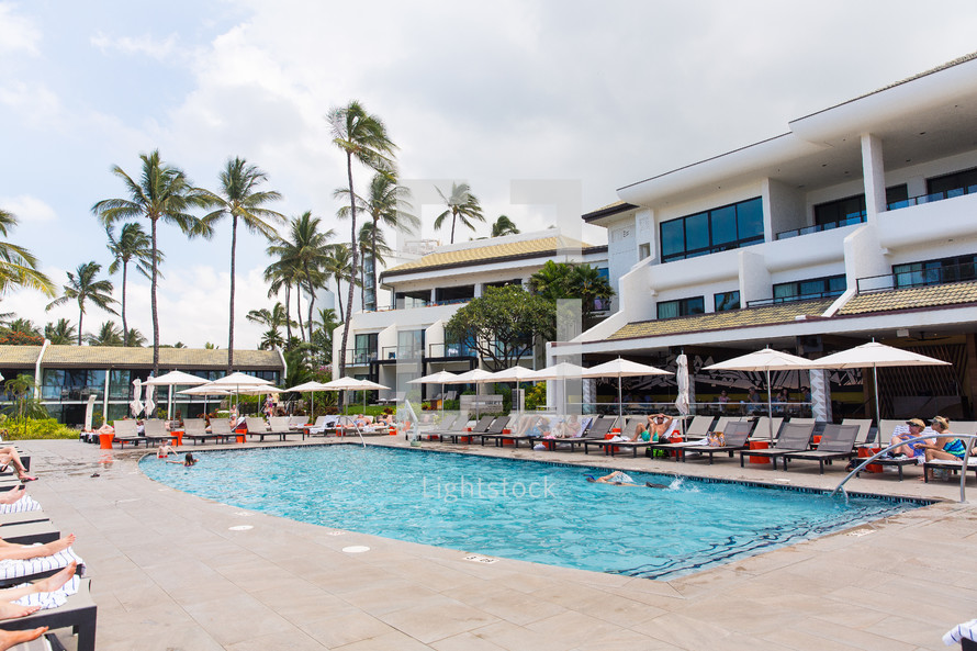 beachside resort pool 