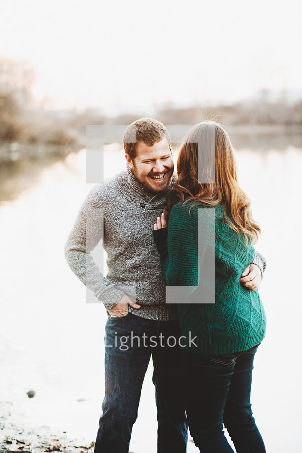 laughing couple 