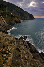 cliffs, sea cliffs, coastline, coast, ocean, water, outdoors 