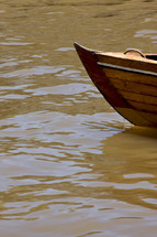 prow boat on water 