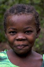 little girl in Zanzibar.