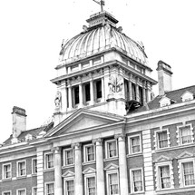 old building with columns and dome in London