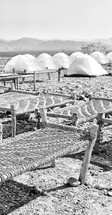 tents and cots in Ethiopia 