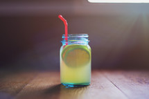 refreshing drink of real lemonade
