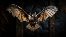 vampire bat on a dark background