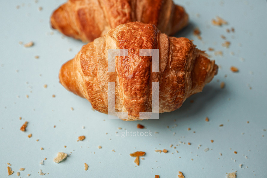croissant for breakfast, french food