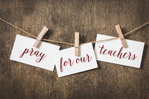 pray for our teachers 