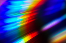 blue neon lights in the night, multi colored abstract background
