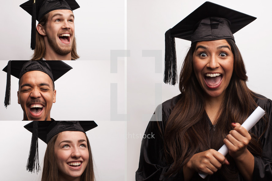 excited graduates 