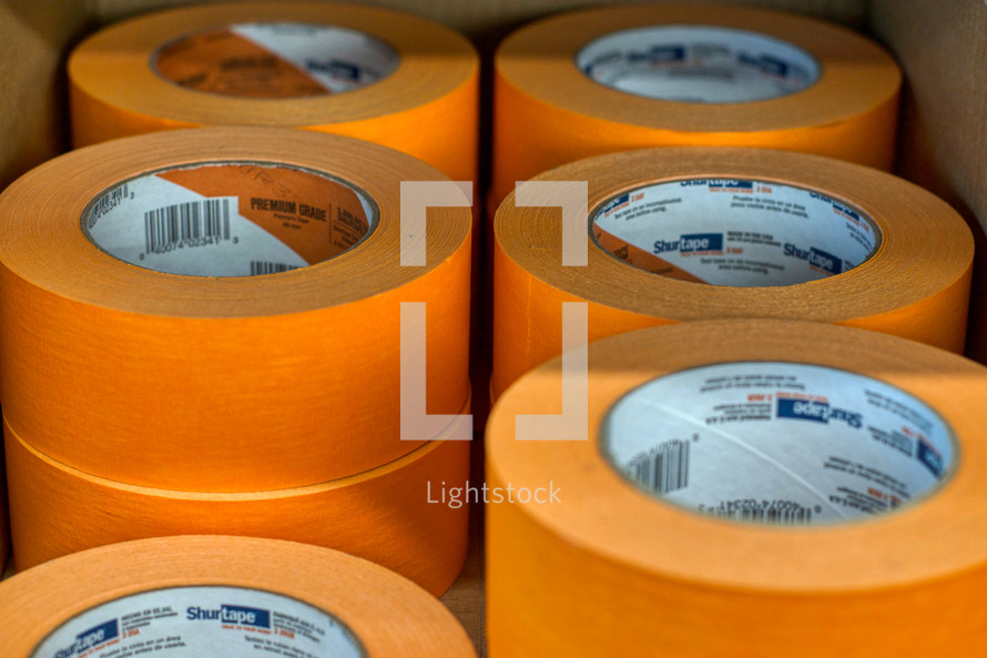 orange painter tape 
