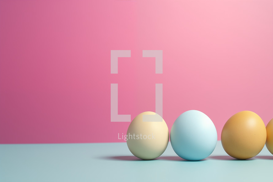 Easter Eggs Backdrop