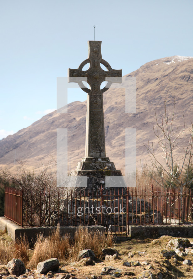 cross grave marker 
