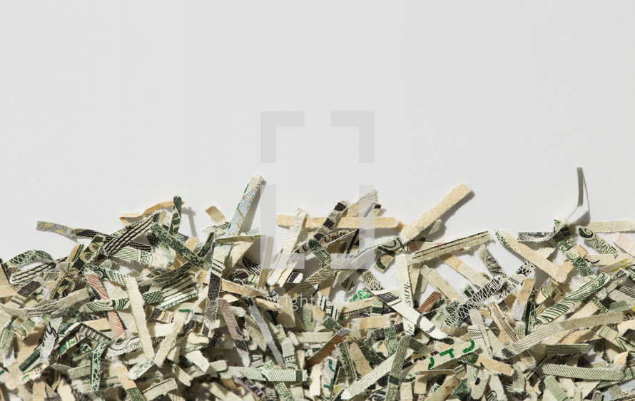 shredded cash 