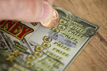 scratch off lottery ticket 
