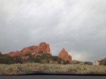 red rock formation 