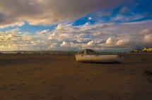 beached boat