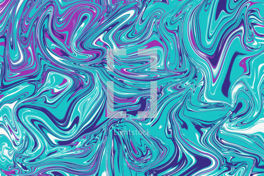 marbled turquoise, purple, white, and violet background 