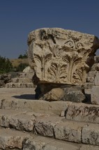 Ornate capital at Beth-Shean